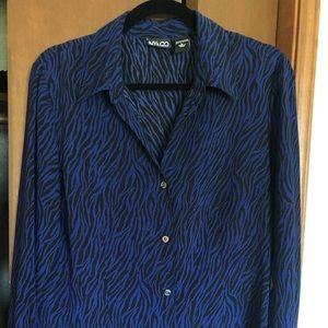 Long sleeve button up blouse